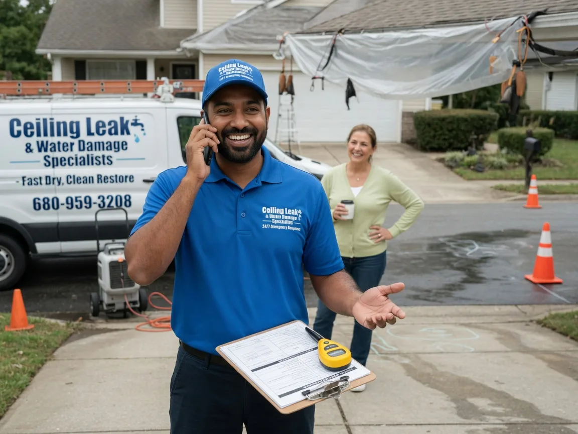 Ceiling Leak Cleanup New Waverly, TX FAQs